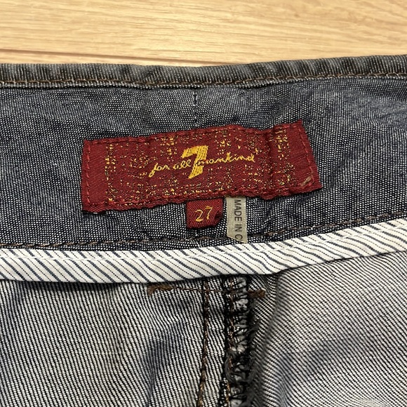 7 for All Mankind Style AN6236-F38 Mid Rise Cargo Ankle Jeans. - Picture 5 of 10